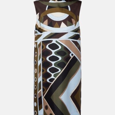 Pucci Vivara Silk Twill Minidress
