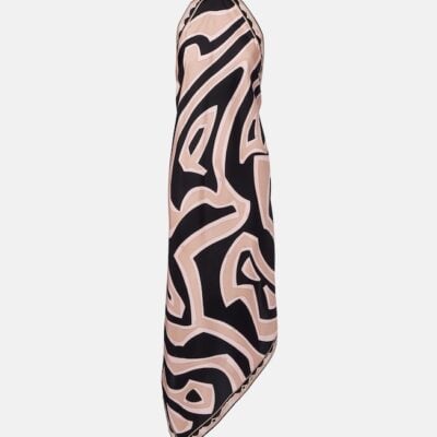 Pucci Labirinto Halterneck Silk Twill Midi Dress