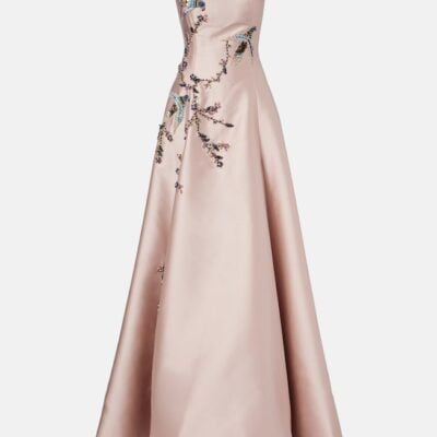 Costarellos Mavia Embellished Bustier Gown