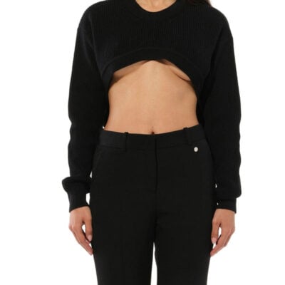 Givenchy Podium Long Sleeve Sweater in Black / Xs