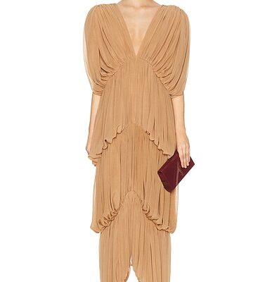 Ronny Kobo Damier Dress