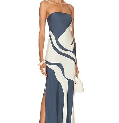 SIR. Lilou Strapless Maxi Dress