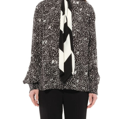 Givenchy Shirt with Scarf in Black / 38