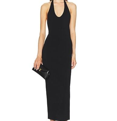Toteme Compact Knit Halter Dress