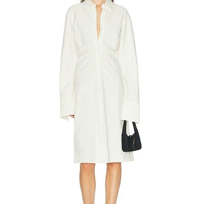 Toteme Slouch Cotton Shirt Dress