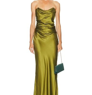 The Sei Cowl Bustier Gown