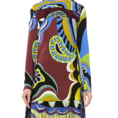 Pucci Tassel Dress in Multicolor Multicolour / 38