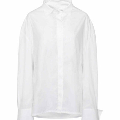 Givenchy Oversized Shirt With Drapped Collar