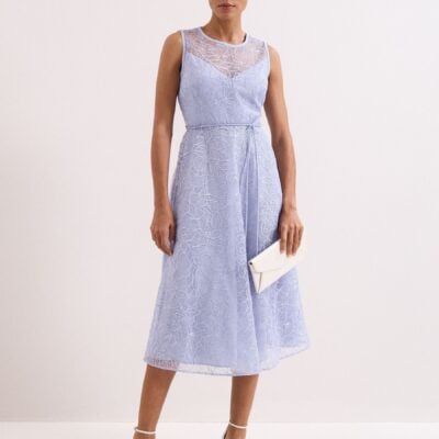 Phase Eight Blue Sakura Blue Dress