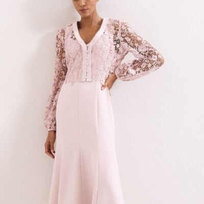 Phase Eight Pink Petite Ayumi Pink Dress