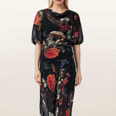 AllSaints Black Tiwa Dress