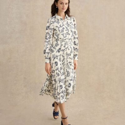 Hobbs Blue Ashleen Dress