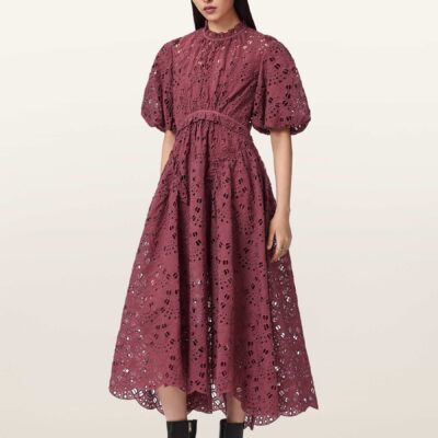 AllSaints Pink Odette Dress