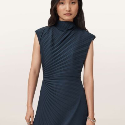 AllSaints Blue Rayanna Dress