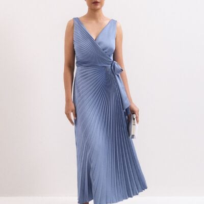 Phase Eight Blue Petite Emlyn Wrap Dress
