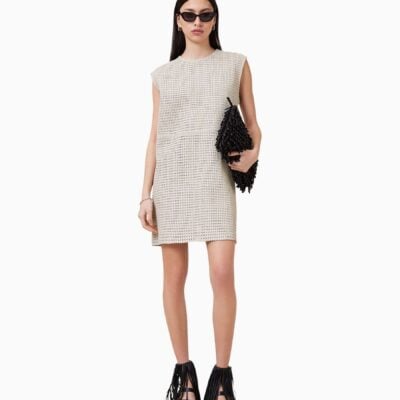 AllSaints Natural Nessa Lea Dress
