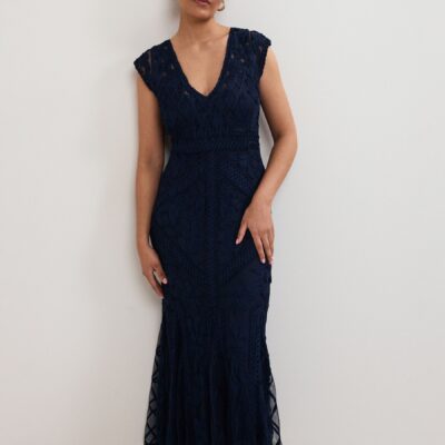 Phase Eight Blue Petite Khiana Maxi Dress
