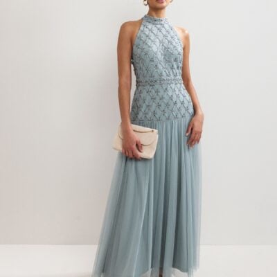 Phase Eight Green Nola Sequin Dress