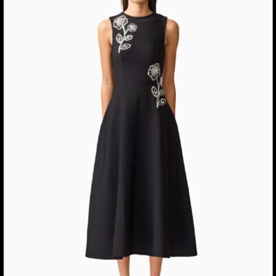 Elliatt Black Soleil Midi Dress