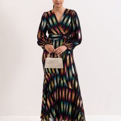 Phase Eight Black Petite Ellia Shimmer Dress