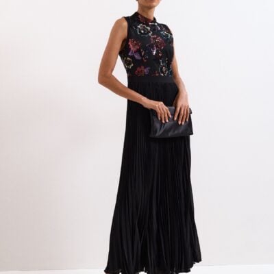 Phase Eight Black Lela Sequin Dress