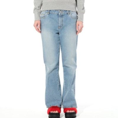 Alexander Mcqueen Faded Denim Pant in / 38