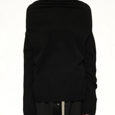 Rick Owens Shroud Sweater in Black / Xs