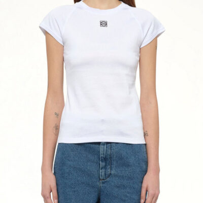Loewe Small Fit Anagram T-shirt in White / Xs