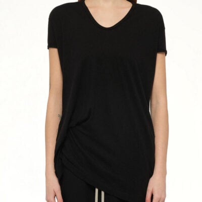 Rick Owens Hiked T in Black / 38