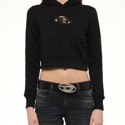 Diesel F-slimmy-hood-od Hoodie in Black / Xs