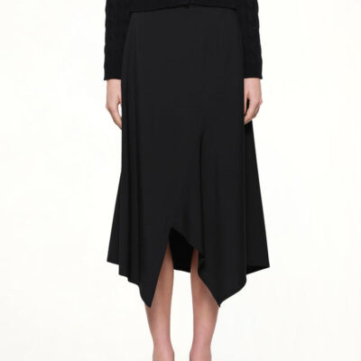 Loewe Asymmetric Skirt in Black / Xs