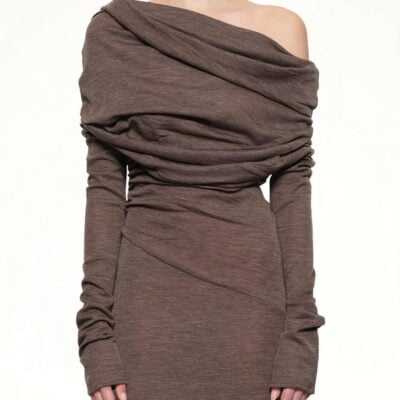 Entire Studios Bound MIDI Dress in Pinecone / Xs