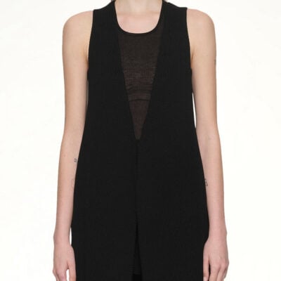 Rick Owens Sl Cyclops Coat in Black / S