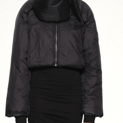 Rick Owens Drkshdw Convertible Padded Jacket in Black / Xs