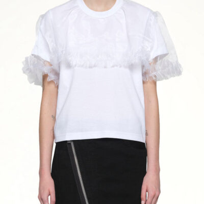 Noir Kei Ninomiya Tulle T-Shirt