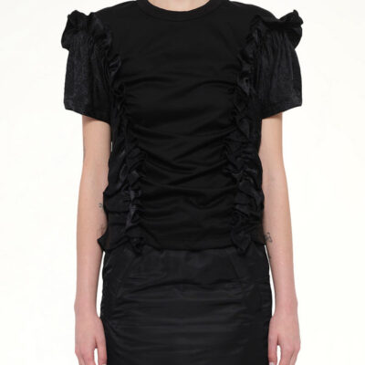 Noir Kei Ninomiya Cotton Ponte T-Shirt
