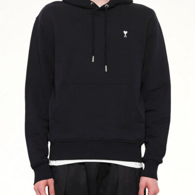 Ami Paris Contrasted Adc Hoodie