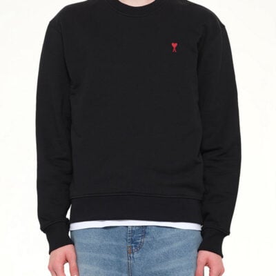 Ami Paris Red Ami De Coeur Sweatshirt