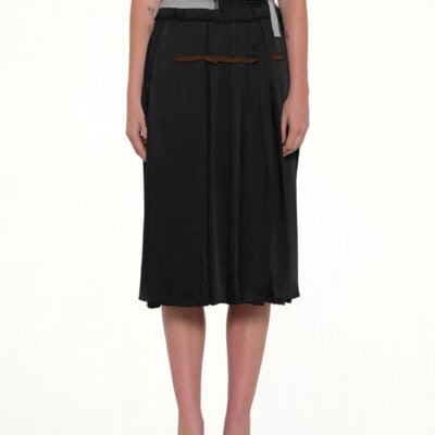 Maison Margiela Layered Skirt in Black / 38