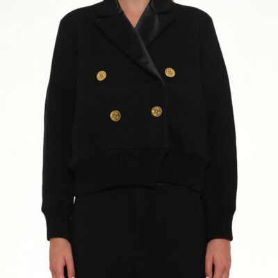 Sacai Cotton Cashmere Knit Jacket