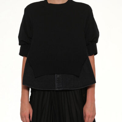 Sacai Denim X Knit Pullover