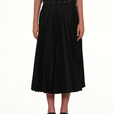 Sacai Cotton Gabardine Skirt