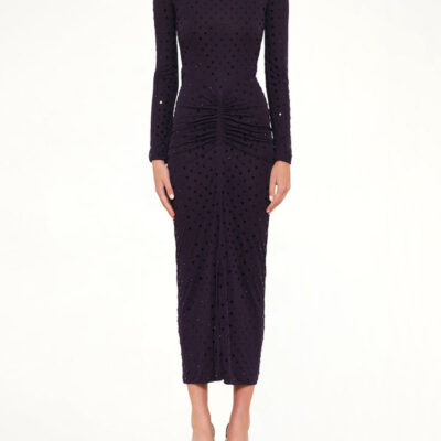 Alaia Draped Dress Ls