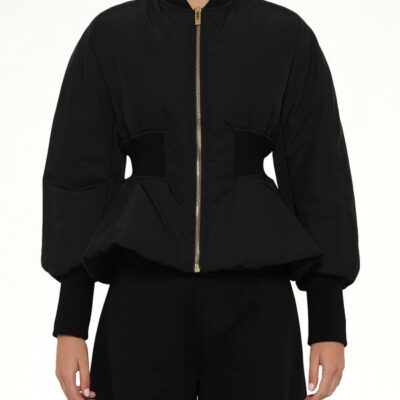 Alaia Peplum Bomber