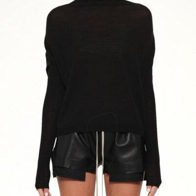 Rick Owens Crater Knit in Black / Xs