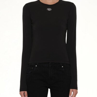 Diesel T-uncutieslong-ls-od Ls T-shirt in Black / Xs
