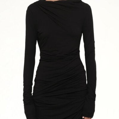 Entire Studios Drape Top in Black / M