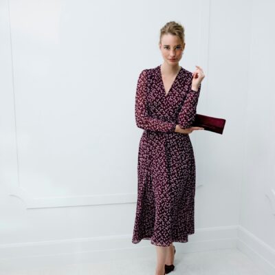 Hobbs Red Aurora Dress