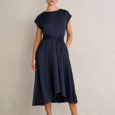 Hobbs Blue Agnes Dress