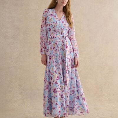 Hobbs Blue Petite Thea Dress